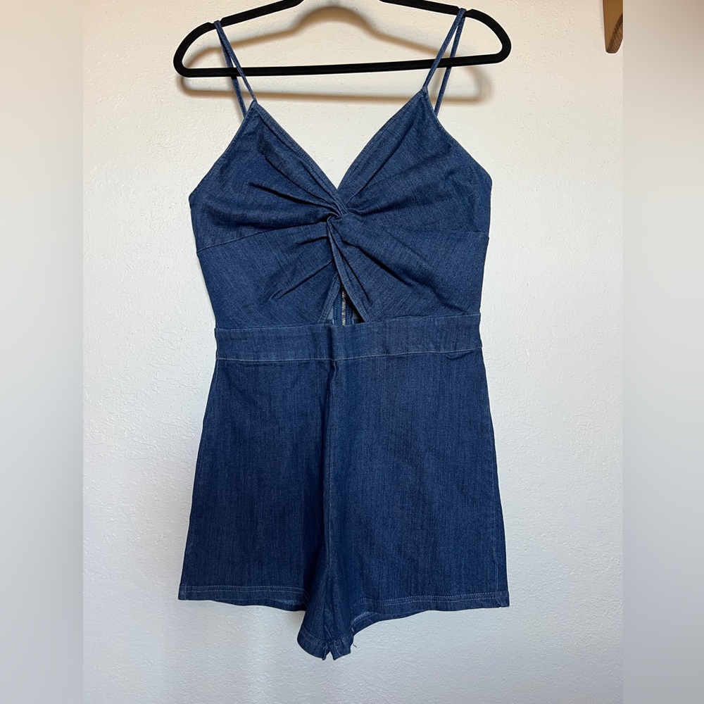 Denim Romper Size L